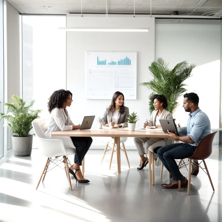 コーチングを受けるビジネスパーソン